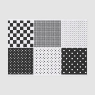 Papel De Seda Puntos geométricos del artista Cuadrados Textura b