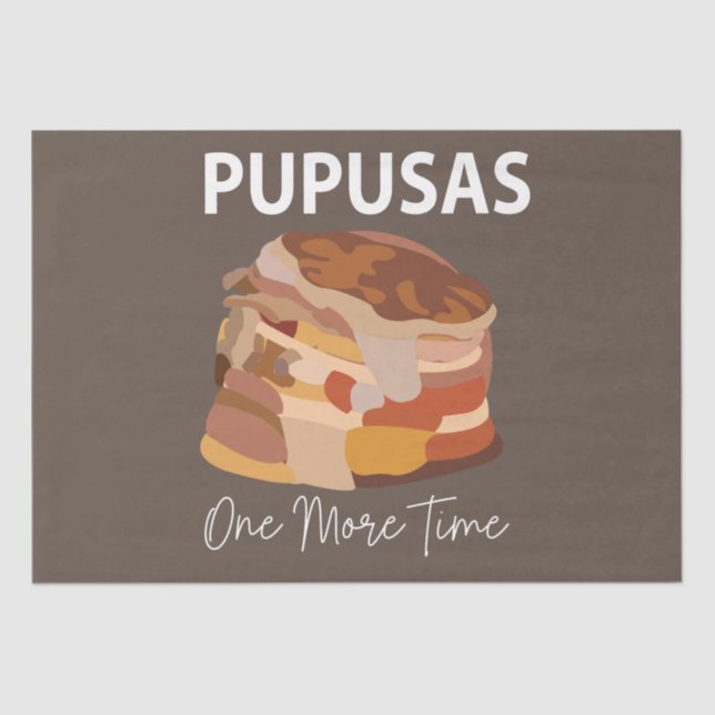 Papel De Seda Pupusas El Salvador Salvador Pan Pupusas (Anverso)