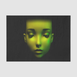 Papel De Seda Pureza y perfección: retrato de belleza androide