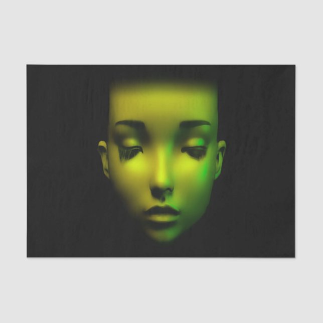 Papel De Seda Pureza y perfección: retrato de belleza androide (Anverso)