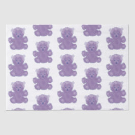 Papel De Seda Purple bear