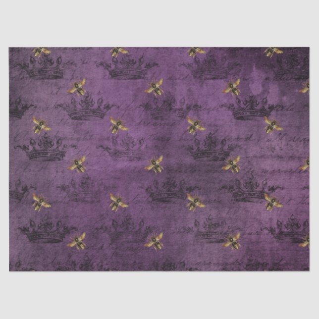 Papel De Seda Purple Bee Series Design 9 (Anverso)