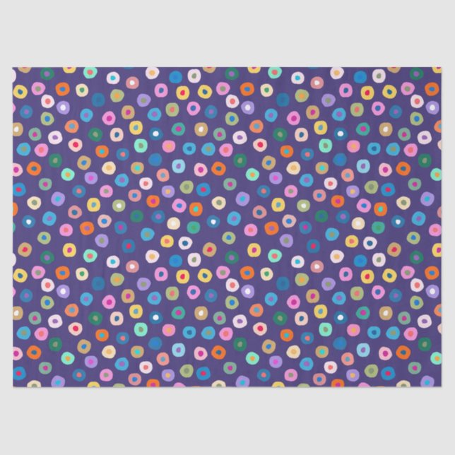 Papel De Seda Purple candy Tissue Paper (Anverso)