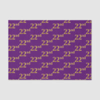 Purple, Faux Gold 22nd (Veintidós) Event