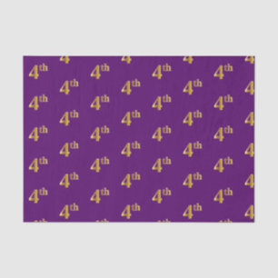 Papel De Seda Purple, Faux Gold 4th (Cuarto documento de exposic