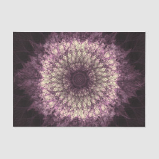 Papel De Seda Purple Mandala