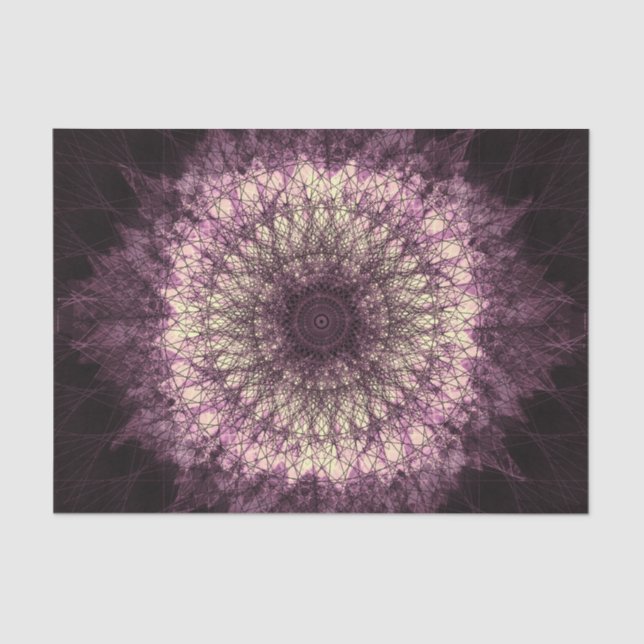 Papel De Seda Purple Mandala (Anverso)