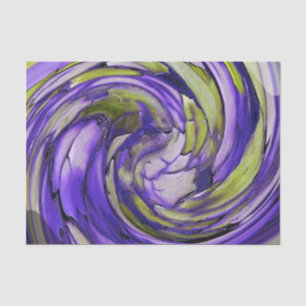 Papel De Seda Purple N Lime Resumen Arte
