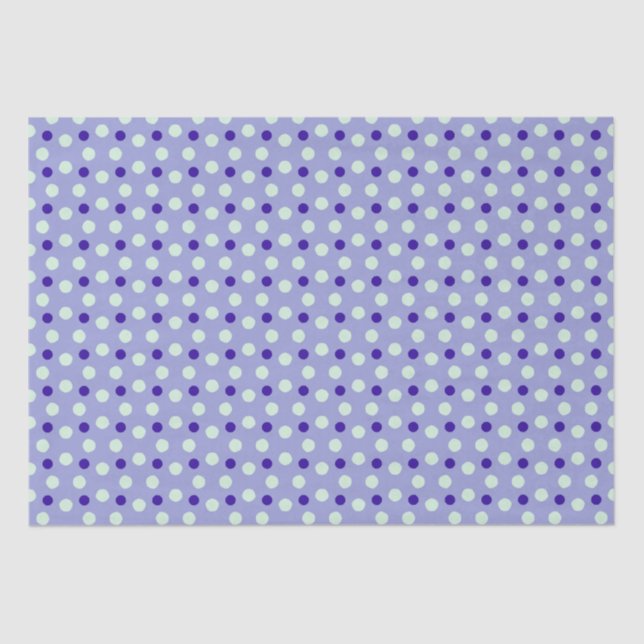 Papel De Seda Purple polka dots (Anverso)