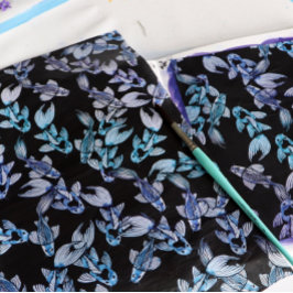 Papel De Seda Purple Rainbow Koi Pond Art Kois Fish