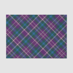 Papel De Seda Púrpura, azul y verde