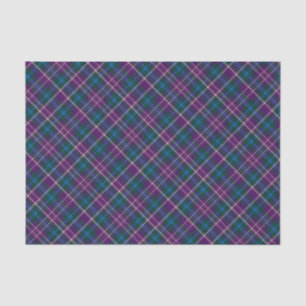 Papel De Seda Púrpura, azul y verde