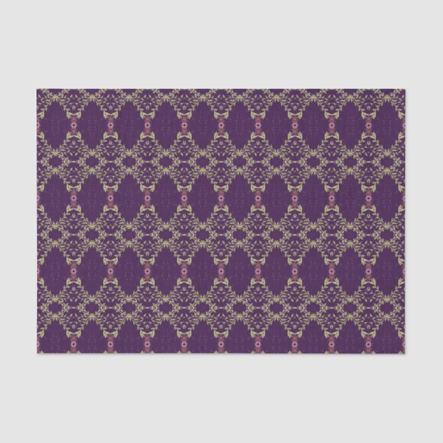 Papel De Seda Púrpura de ciruela oscura (Anverso)