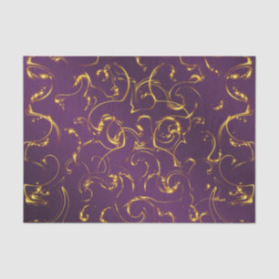 Papel De Seda púrpura, lila, oro, dorado, vibraciones, abstracto