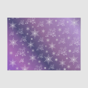 Papel De Seda púrpura,reno, estrella, estrellas, copo de nieve,