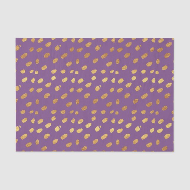 Papel De Seda Púrpura y Oro (Anverso)