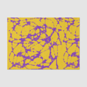 Papel De Seda Púrpura y tinte dorado