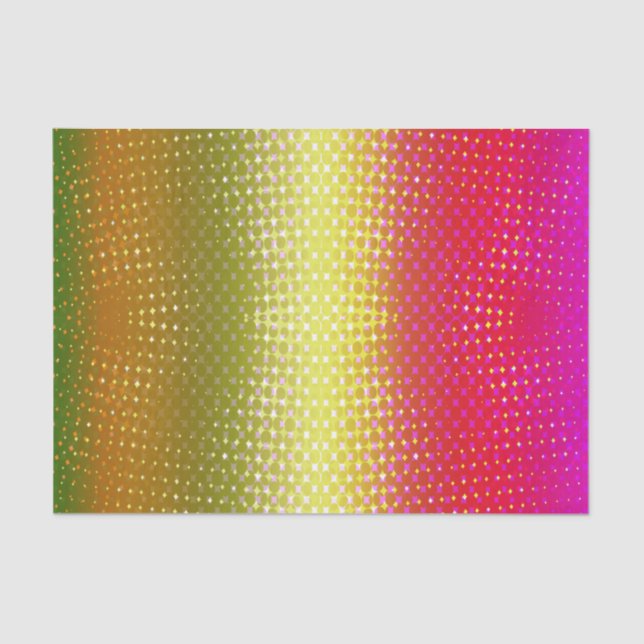 Papel De Seda Purpurina amarillo rosa (Anverso)