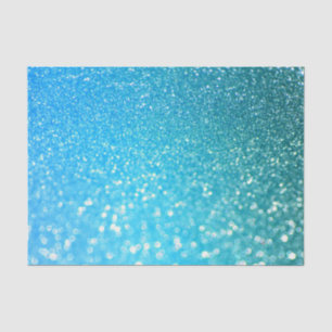 Papel De Seda Purpurina azul del verano de la playa de la