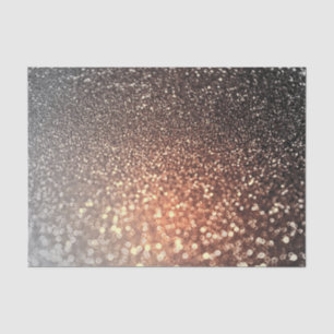 Papel De Seda Purpurina brillante Ombre terracota de cobre