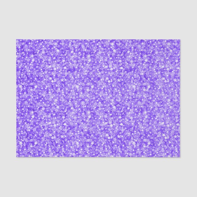 Papel De Seda Purpurina De Falsas Púrpura Y Parques (Anverso)