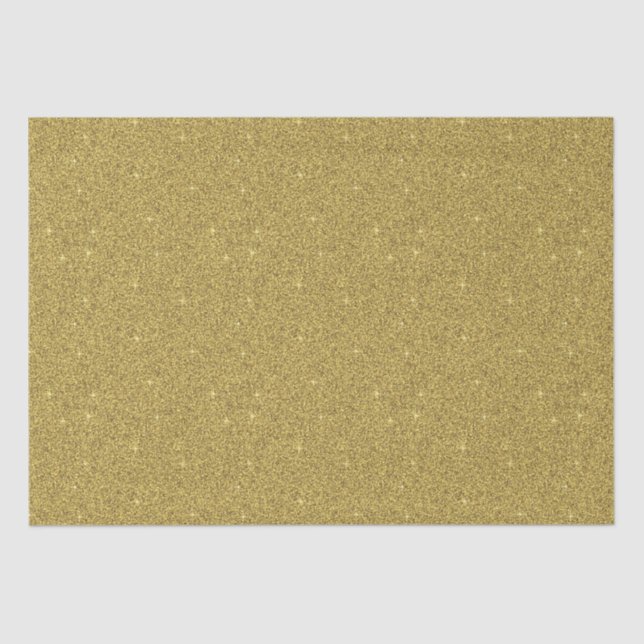 Papel De Seda Purpurina de oro (Anverso)