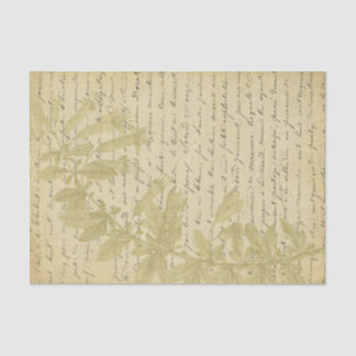 Papel De Seda Purpurina de oro de vintage descodificación de gui