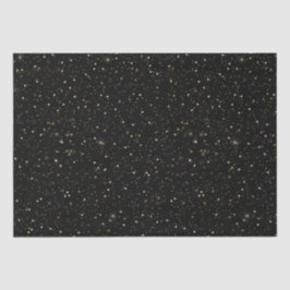 Papel De Seda Purpurina de tono dorado y destellos en negro