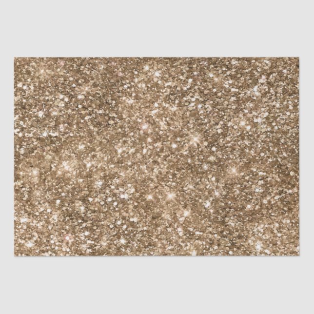 Papel De Seda Purpurina Gold Glam Sparkling (Anverso)