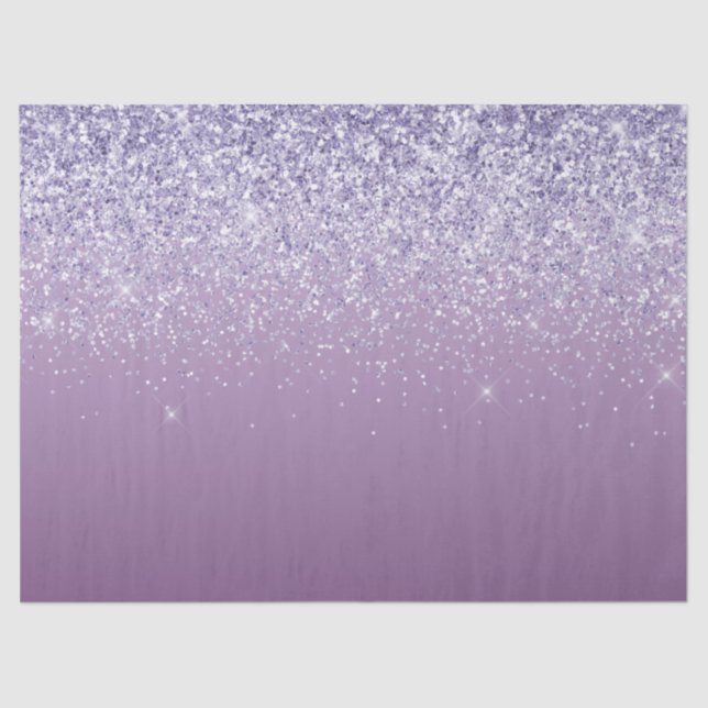 Papel De Seda Purpurina morado (Anverso)
