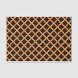 Papel De Seda Purpurina NEGRO Y NARANJA MIRA HALLOWEEN