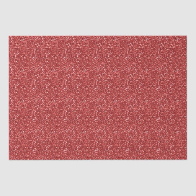 Papel De Seda Purpurina rojo (Anverso)