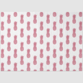 Papel De Seda Purpurina rosado de piña tropical