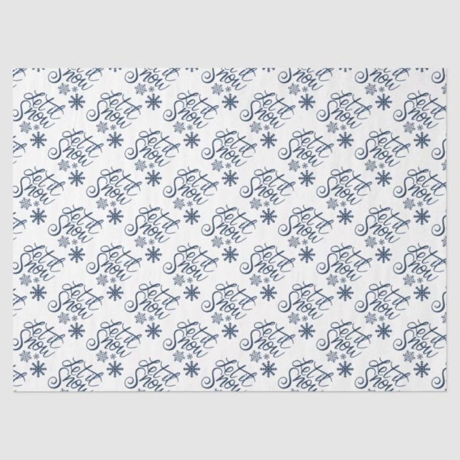 Papel De Seda Que nieve (Anverso)