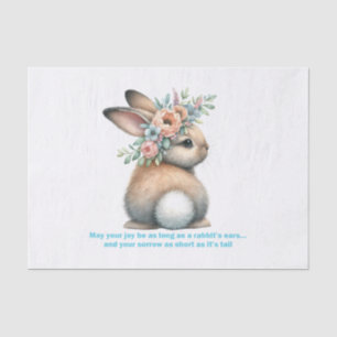 Papel De Seda Que tu alegría sea tan larga como las orejas de un