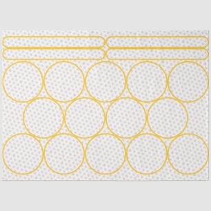 Papel De Seda Queen Bee Honey Jar Lid Topper