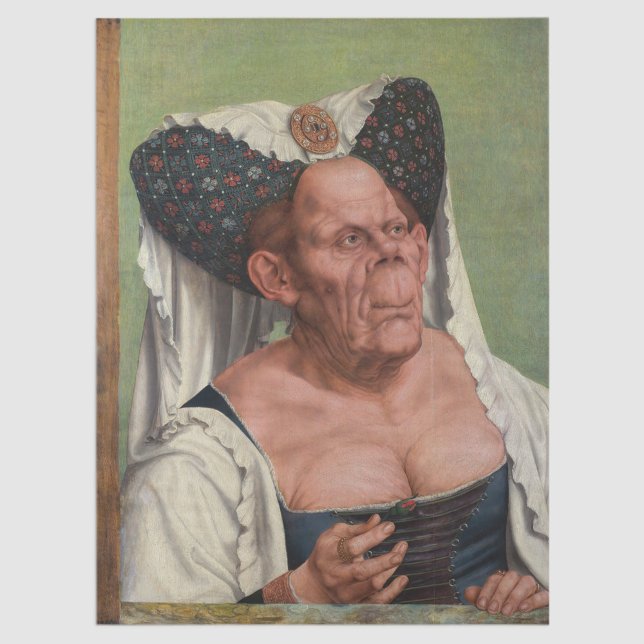 Papel De Seda Quentin Matsys - Una Grotesca anciana (Subido por el creador)