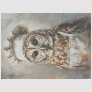 Papel De Seda ¿Quién Cocina Para Usted Owl Decoupage