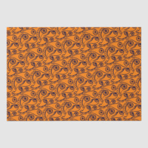 Papel De Seda Quirky Paisley Patrón Ojo Espeluznante Gracioso Ha