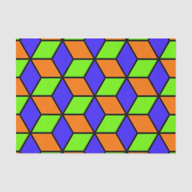 Papel De Seda R Cubo Vista (Anverso)