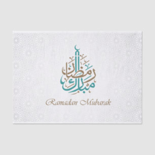 Papel De Seda Ramadan Kareem / Personalizar de Eid Mubarak