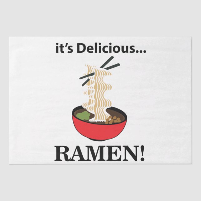 Papel De Seda Ramen es el delicioso Ramen (Anverso)