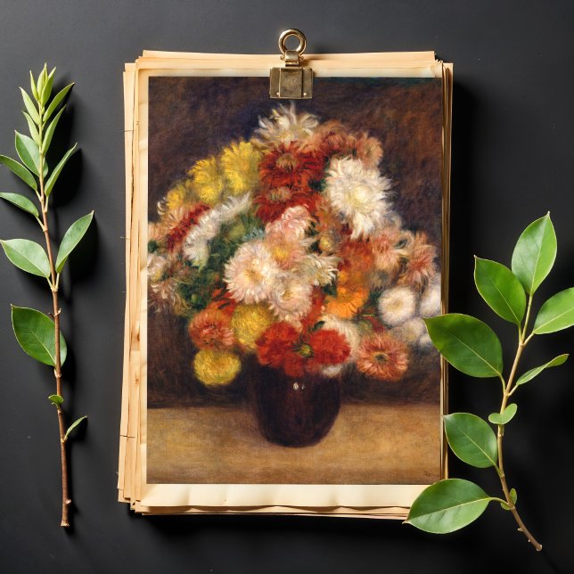 Papel De Seda Ramo de Crisantemos  Renoir (Subido por el creador)