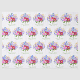 Papel De Seda Ramo de flores