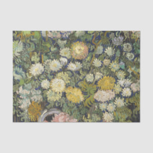 Papel De Seda Ramo de flores vintage de Van Gogh Floral