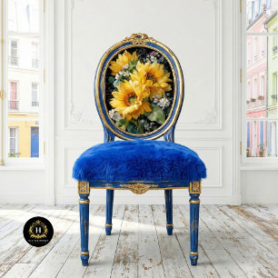 Papel De Seda Ramo de Girasoles Dorados Decoupage