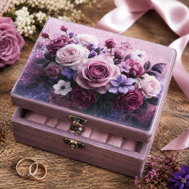 Papel De Seda Ramo de rosa galaxia lavanda decoupage