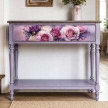 Ramo de Rosa Lavanda Rubor Decoupage