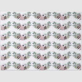 Papel De Seda Ramo Floral