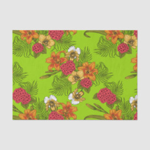 Papel De Seda Ramo tropical